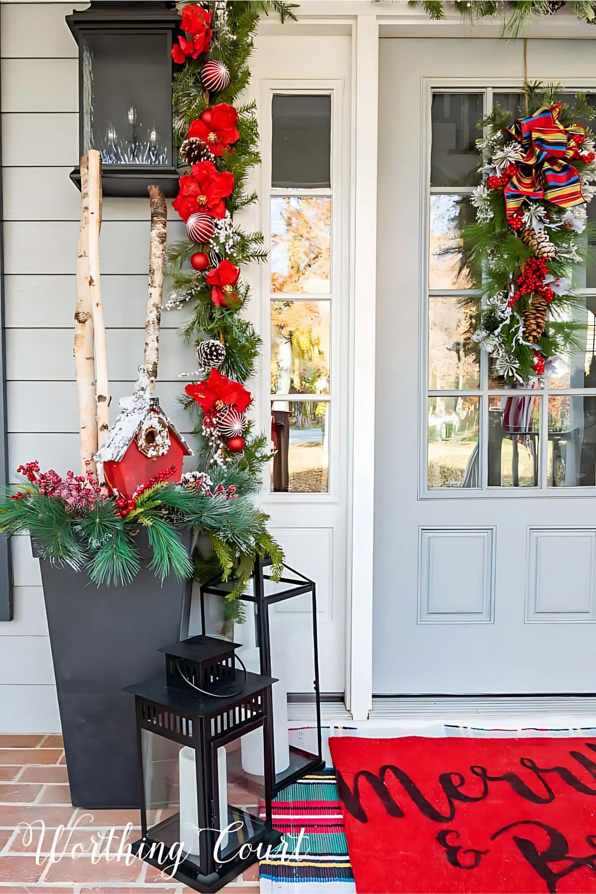 How to Decorate a Small Porch for Christmas