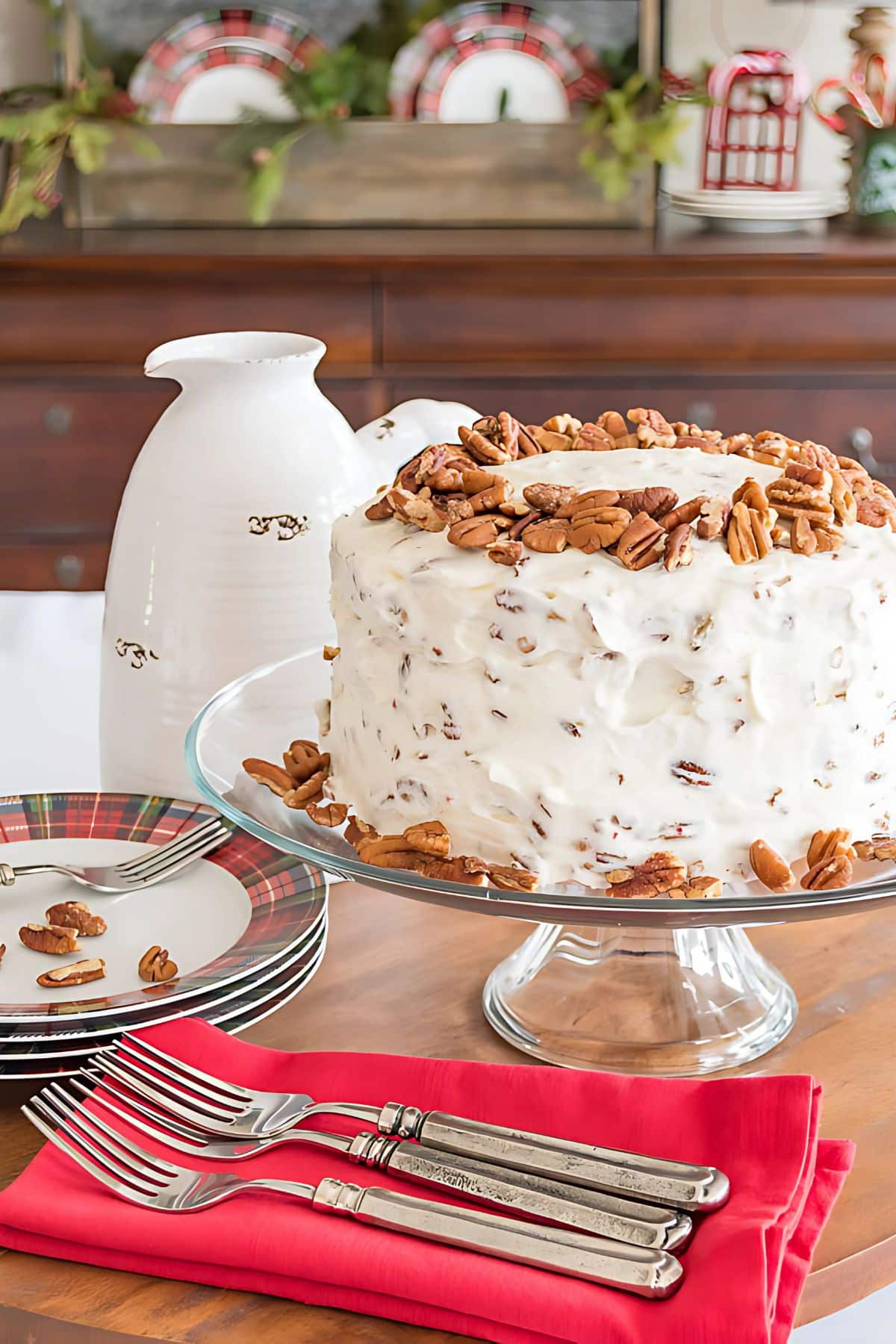 Classic Red Velvet Cake with Cream Cheese Frosting