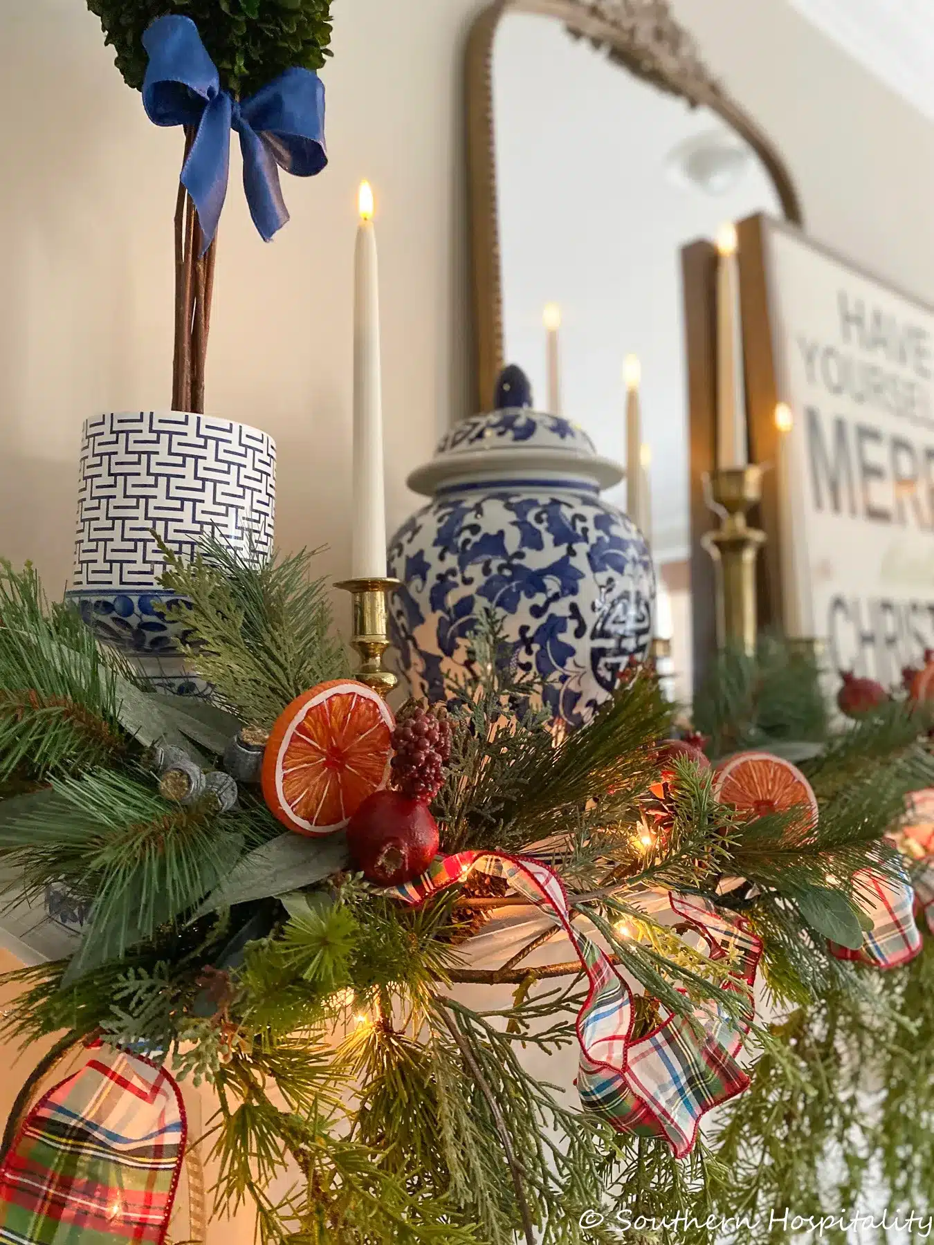 Festive Christmas Mantel Ideas