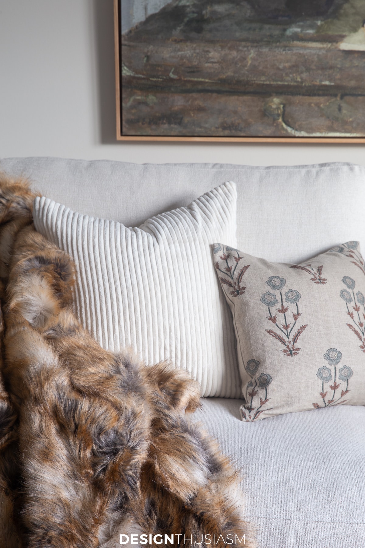 indoor she shed textured pillows