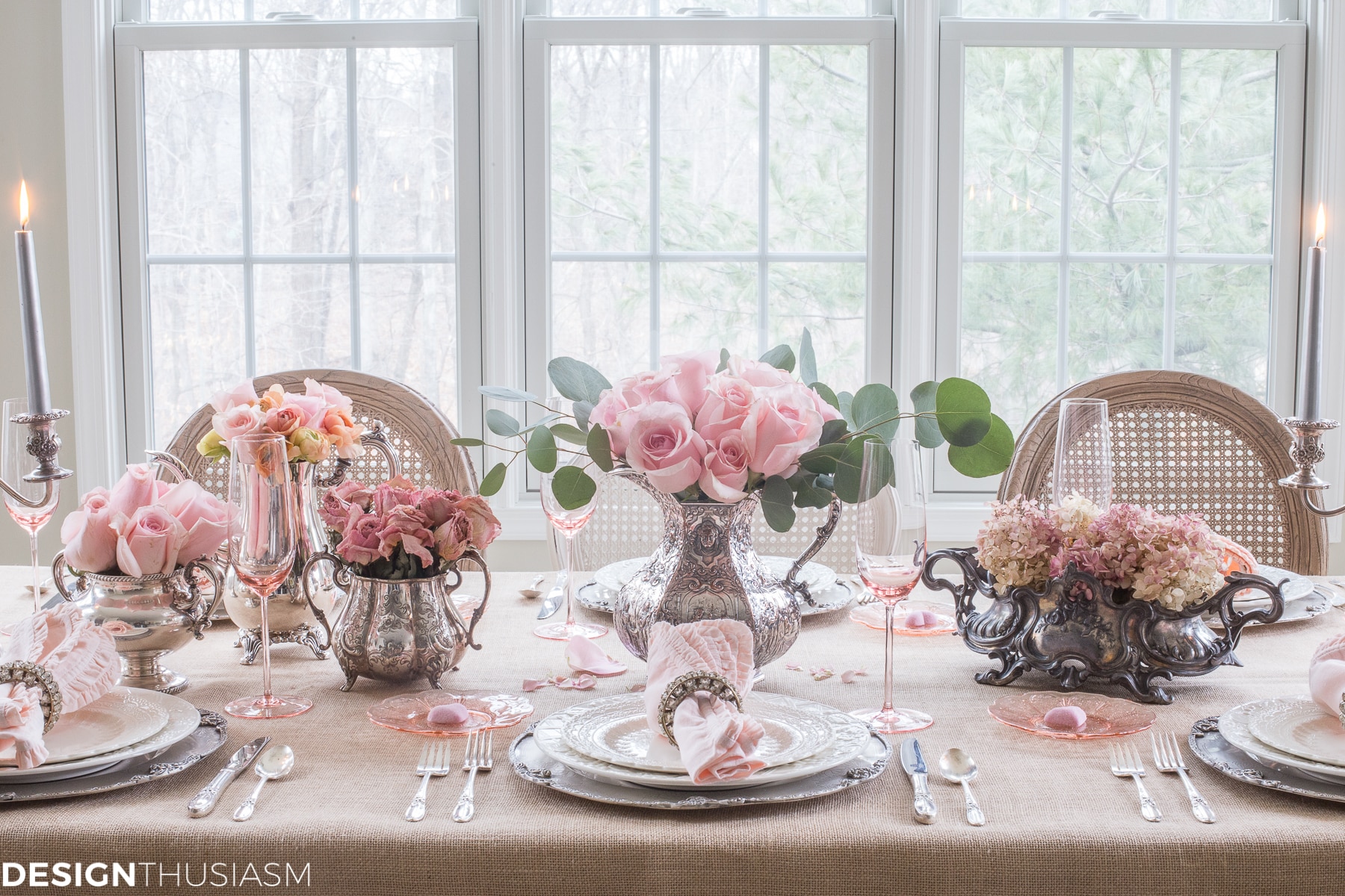 Valentine's Day Tablescape
