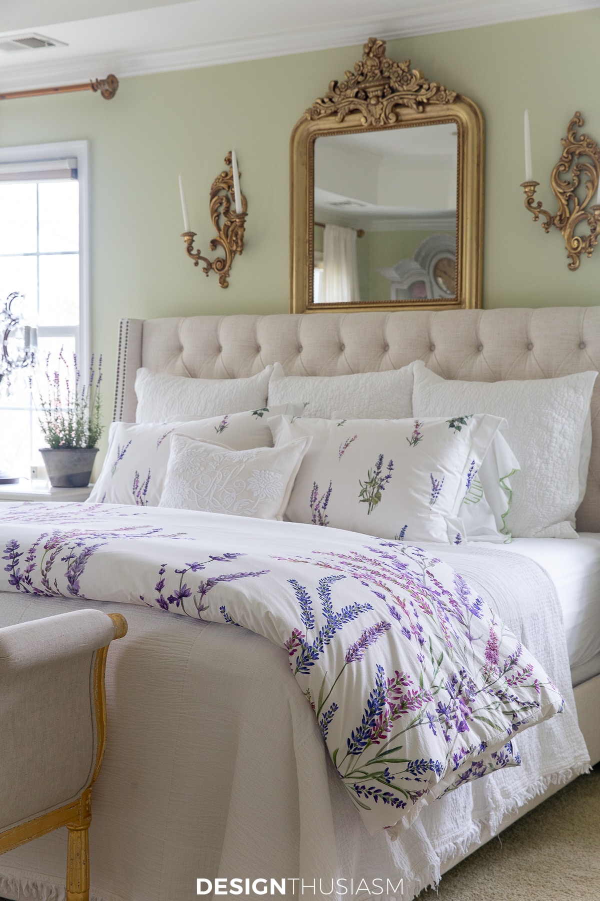 Provence-Inspired Spring Bedroom Decor
