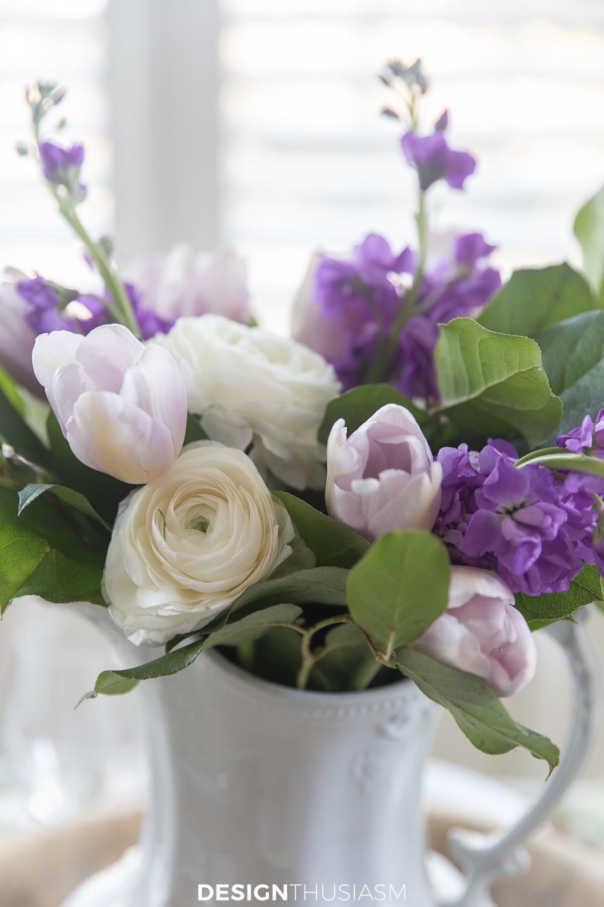 spring floral for a seasonal tablescape