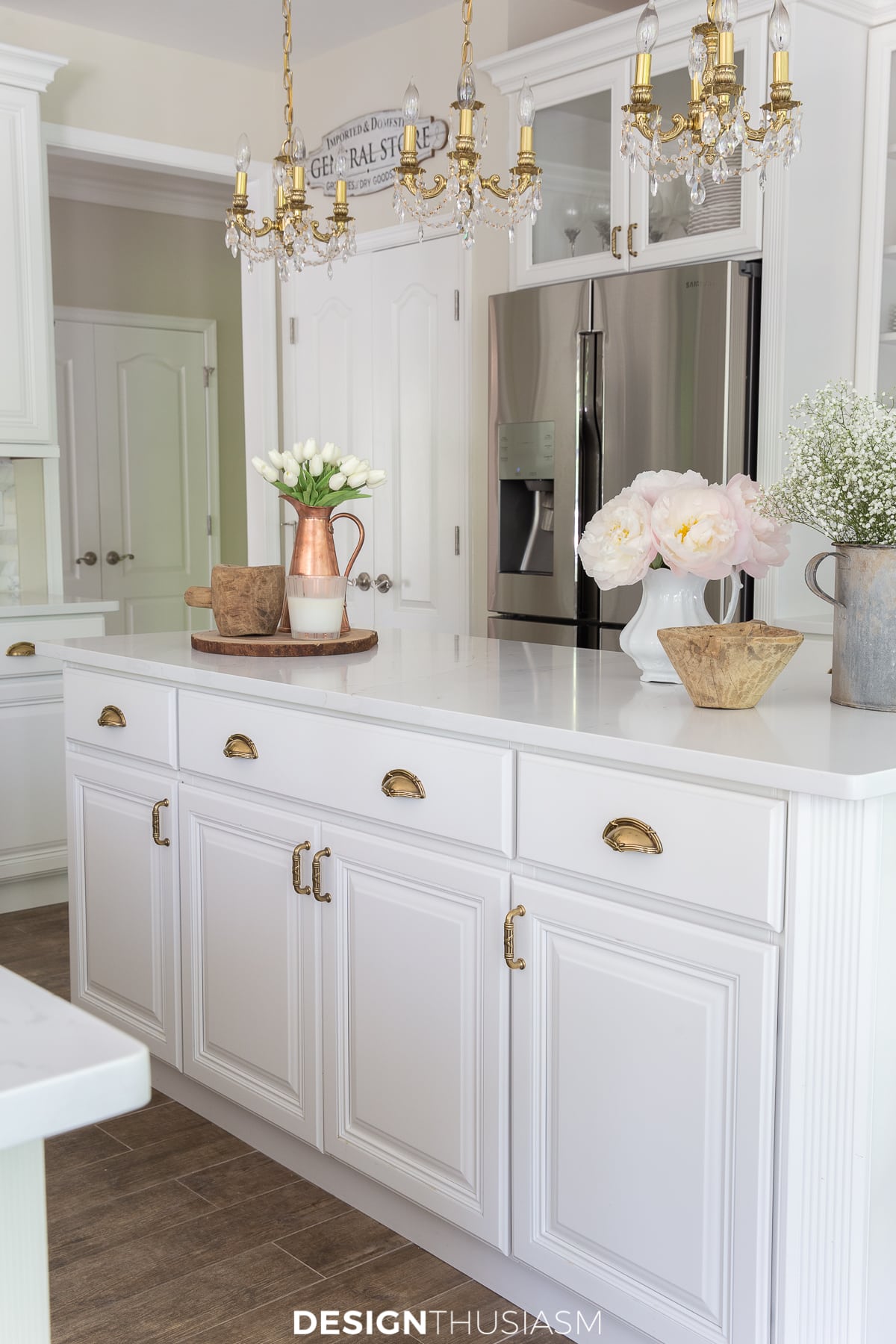 updated white kitchen