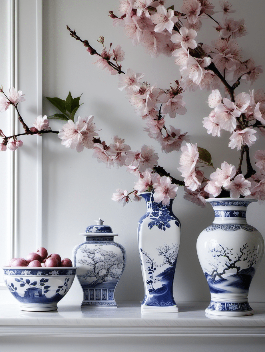 spring chinoiserie vignettes 11