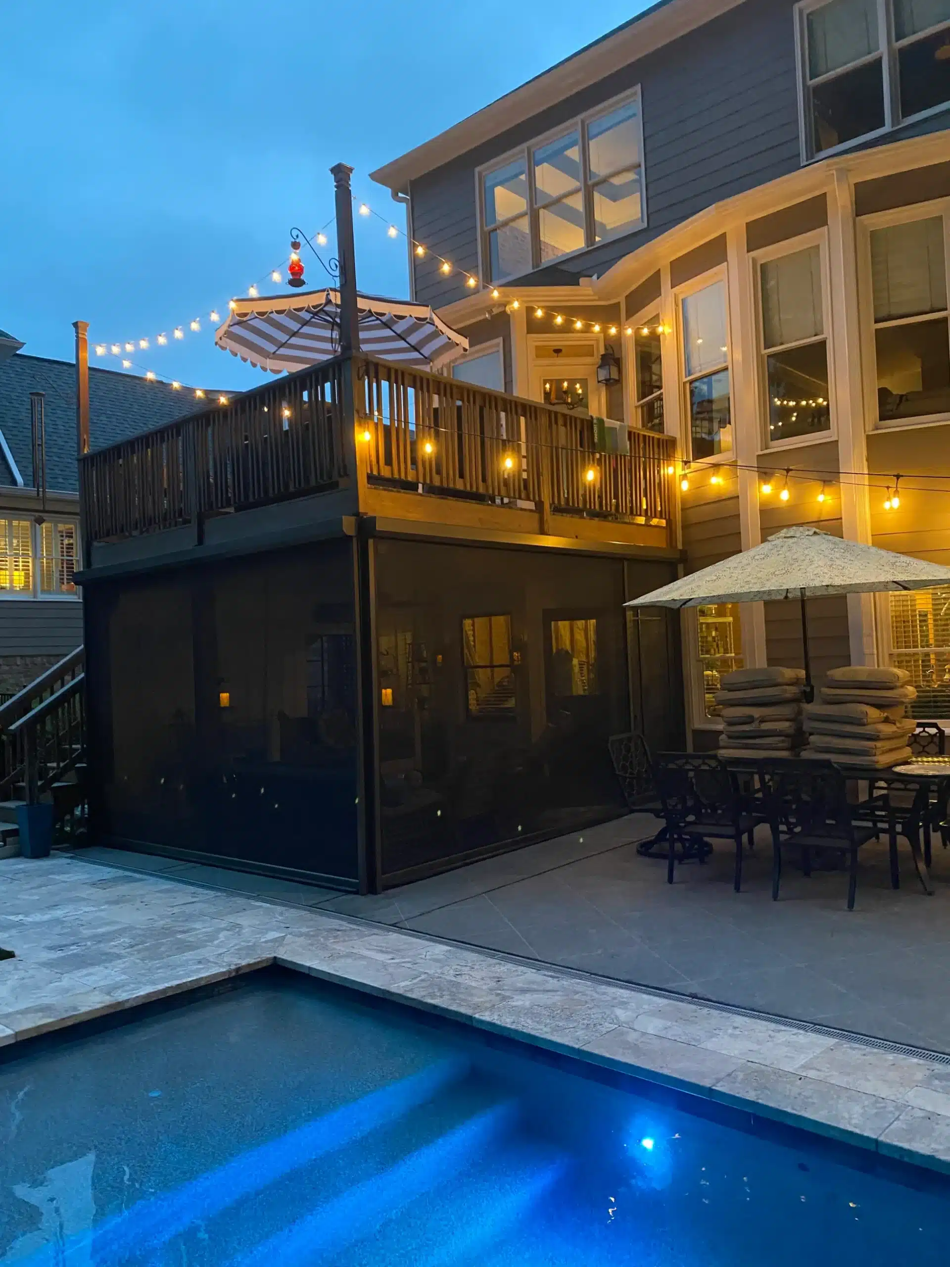 Lighting Up the Backyard