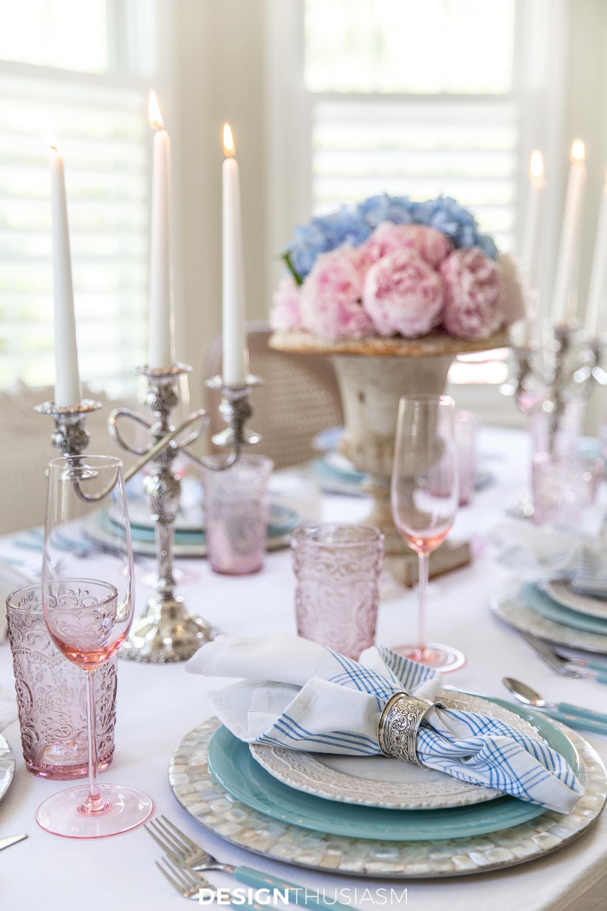 retro summer table