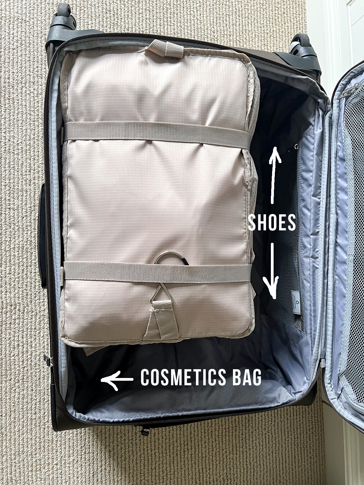bag packing layout